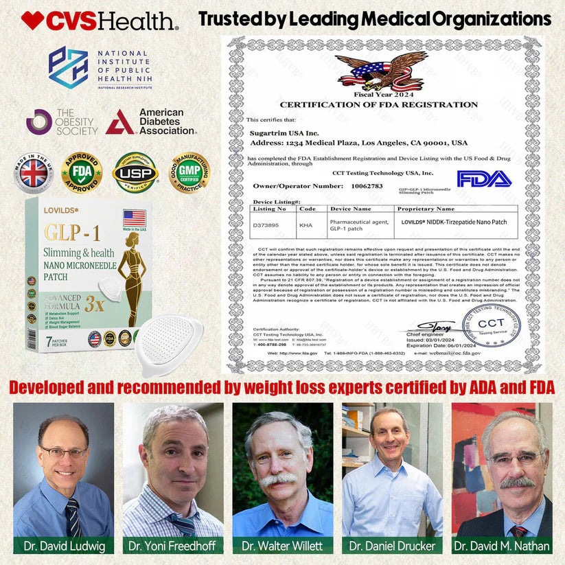 【New Product Last Minute! 80% OFF】LOVILDS® NIDDK Nano Patch 🇺🇸⚕️ (Painless 24/7 Fat Burning | Lose 20 Pounds in Weeks | Crush Cravings Fast!
